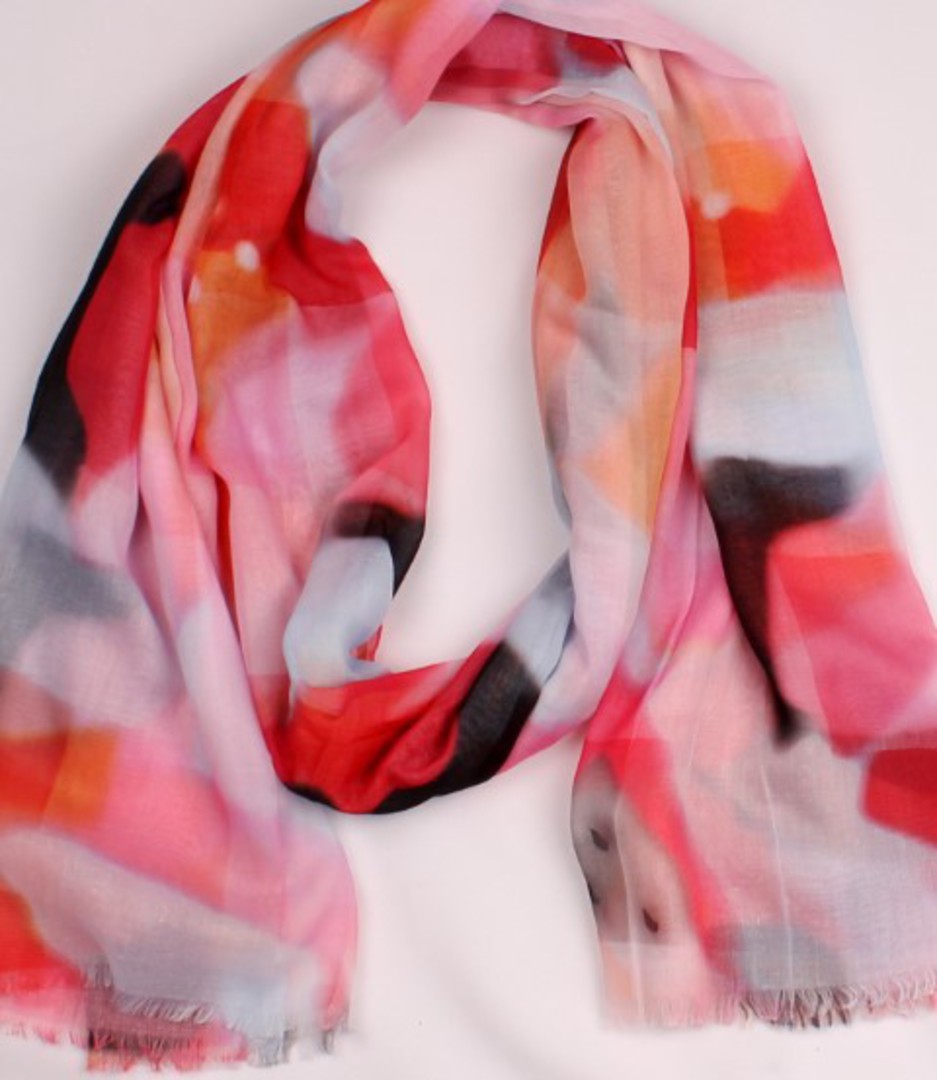 Alice & Lily printed  scarf orange Style:SC/4564/ORA image 0
